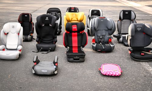 Different variety of Baby seats, Front facing, Rear facing and booster seats for Executive and Airport transfers